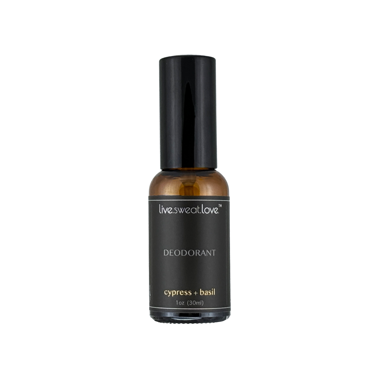 Deodorant, cypress + basil