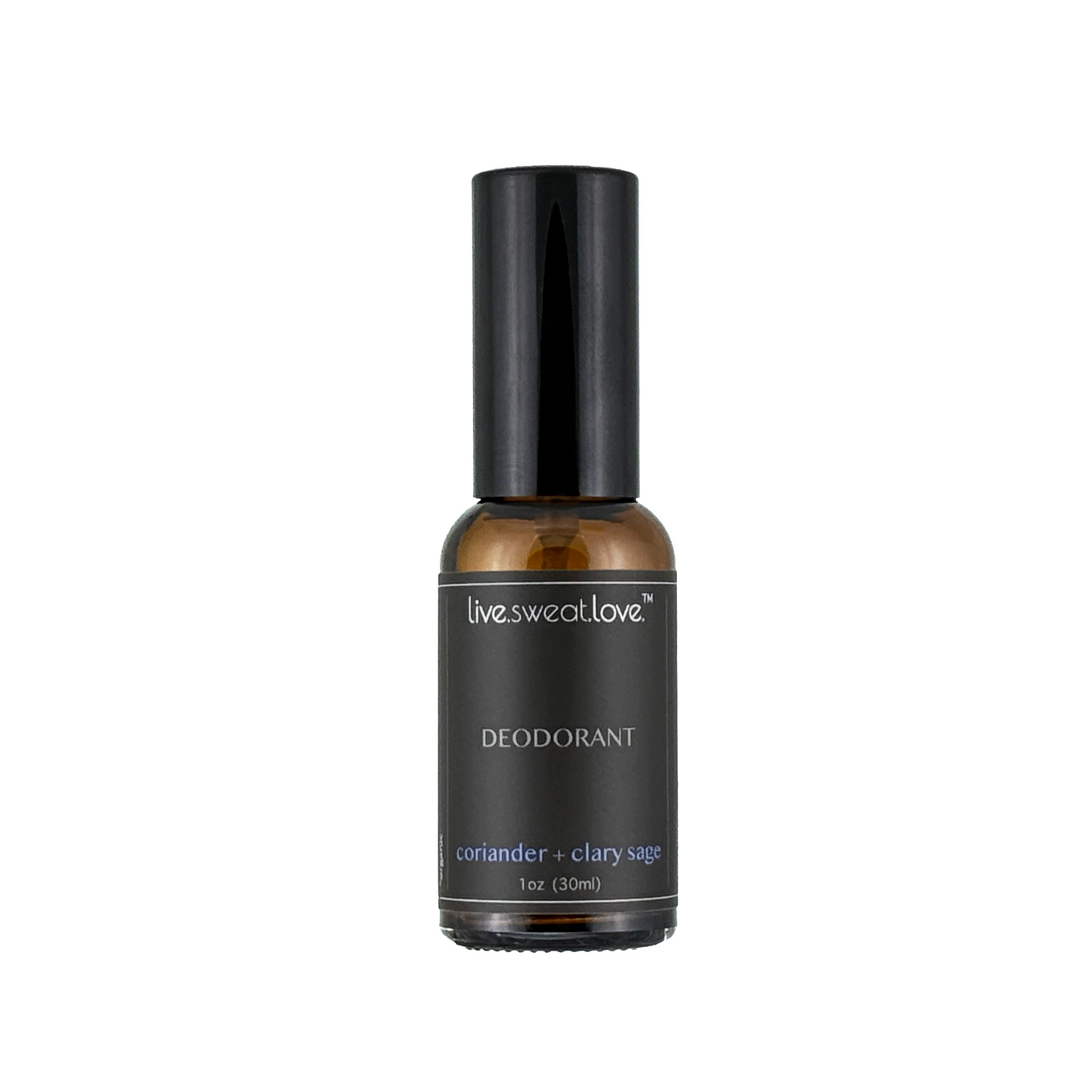 Deodorant, coriander + clary sage
